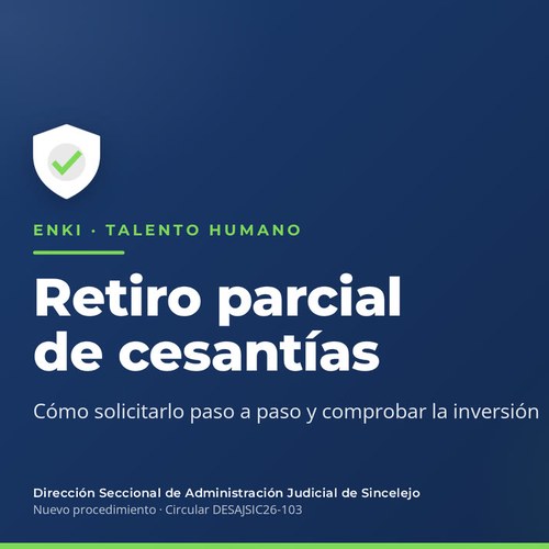 Cómo solicitar el retiro parcial de cesantías en ENKI y comprobar la inversión