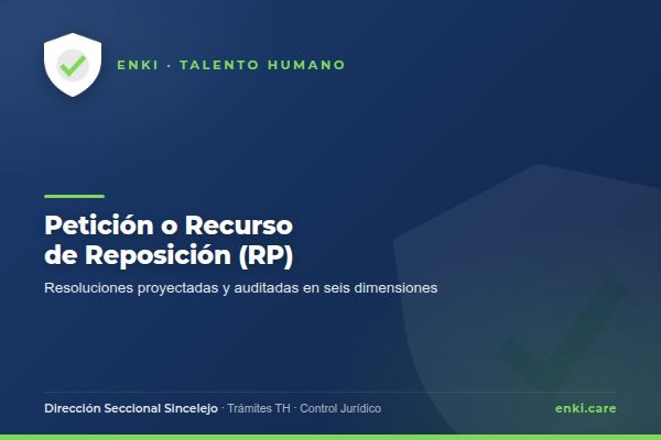 Petición o reposición